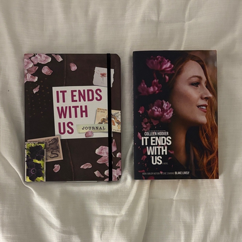 It Ends With Us - comes with journal from the NYC premiere